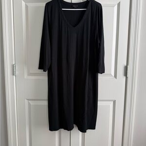 J. Jill Black Long Sleeve Dress